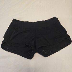 Lululemon Athletica Black Speed Up Shorts